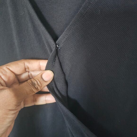 Ava + Viv Black Long Sleeves Fit & Flare Dress Size 1X - Picture 3 of 6